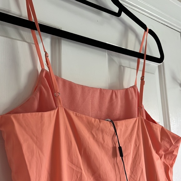 NWT English Factory Pink Color Block Spaghetti Maxi, sz S - Picture 5 of 7